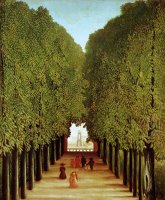 Alleyway in the Park by Henri Rousseau