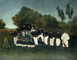 Artillerymen (les Artilleurs) by Henri Rousseau