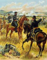 Major General George Meade At The Battle Of Gettysburg by Henry Alexander Ogden