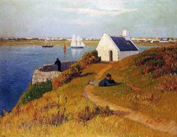 View of Lorient in Brittany by Henry Moret