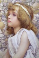 Girl With Apple Blossom by Henry Ryland