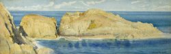 Moie De La Breniere Rocks Sark by Henry Ryland