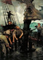 All Hands to The Pumps by Henry Scott Tuke