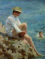 Boys Bathing by Henry Scott Tuke