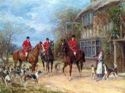A Halt at The Inn by Heywood Hardy