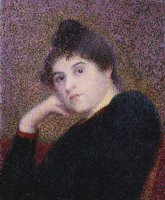 Portrait De Femme by Hippolyte Petitjean