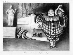 Lower The Curtain, The Farce Is Ended (baissez Le Rideau, La Farce Est Jouee) by Honore Daumier