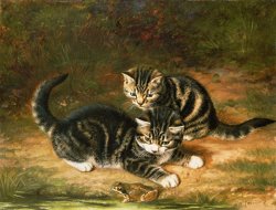 Kittens by Horatio Henry Couldery