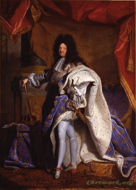 Hyacinthe Rigaud Louis Xiv, Roi De France (1638 1715) Painting ...