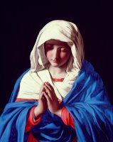The Virgin in Prayer by Il Sassoferrato