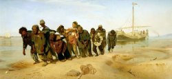 The Boatmen on The Volga by Ilya Repin