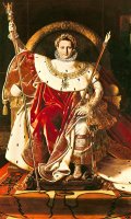 Napoleon I on the Imperial Throne by Ingres