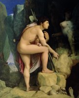 Oedipus and the Sphinx by Ingres