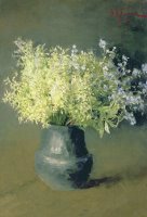 Wild Lilacs And Forget Me Nots by Isaak Ilyich Levitan