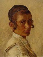 Portrait of a Young Orthodox Boy by Isidor Kaufmann