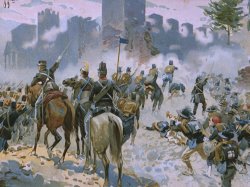 Battle of Solferino and San Martino by Italian School