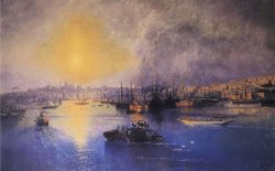 Constantinople Sunset by Ivan Constantinovich Aivazovsky