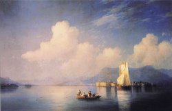 Lake Maggiore in The Evening by Ivan Constantinovich Aivazovsky