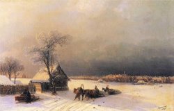 Moscow in Winter From The Sparrow Hills by Ivan Constantinovich Aivazovsky