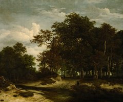 The Great Forest by Jacob Isaacksz. Van Ruisdael