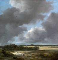 View of Alkmaar by Jacob Isaacksz. Van Ruisdael