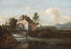 Landscape with a Watermill by Jacob Isaaksz Ruisdael