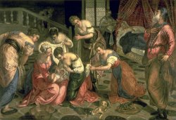 The Birth of St. John The Baptist by Jacopo Robusti Tintoretto