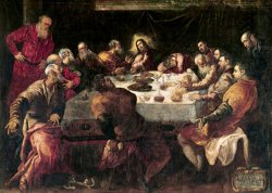 The Last Supper by Jacopo Robusti Tintoretto