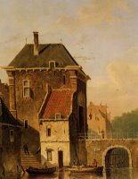 A Canal in Ghent by Jacques Carabain