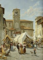 Marketday in Desanzano by Jacques Carabain