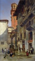 Via Mazzanti in Verona by Jacques Carabain