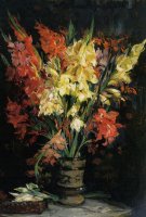 Gladioli by Jacques Emile Blanche