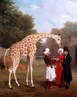 Nubian Giraffe by Jacques-Laurent Agasse