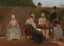The Chalon Family in London by Jacques-Laurent Agasse