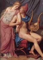 The Courtship of Paris And Helen by Jacques Louis David