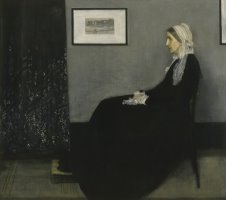 Arrangement in Gray And Black No. 1 (also Known As, Portrait of The Artist's Mother) by James Abbott McNeill Whistler