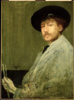 Arrangement in Grey - Portrait of the Painter by James Abbott McNeill Whistler