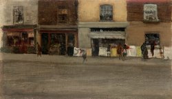 Chelsea Shops by James Abbott McNeill Whistler
