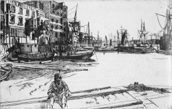 Eagle Wharf by James Abbott McNeill Whistler
