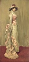 Harmony in Pink and Grey Lady Meaux by James Abbott McNeill Whistler