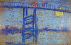 Nocturne Battersea Bridge by James Abbott McNeill Whistler