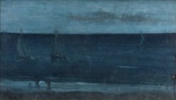 Nocturne Blue And Silver鈥攂ognor by James Abbott McNeill Whistler