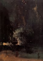 Nocturne in Black And Gold The Falling Rocket by James Abbott McNeill Whistler