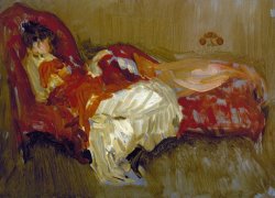 Note in Red: The Siesta by James Abbott McNeill Whistler