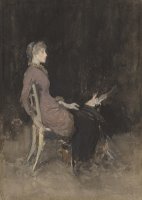 Study in Black And Gold (madge O'donoghue) by James Abbott McNeill Whistler