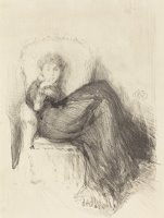 Study Maude Seated by James Abbott McNeill Whistler