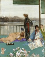 Variations in Flesh Colour And Green鈥攖he Balcony by James Abbott McNeill Whistler