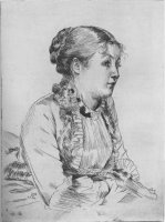 Portrait of a Woman by James Jacques Joseph Tissot