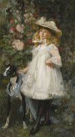 Portrait of a Young Girl by James Jebusa Shannon