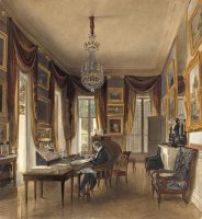 The Study of King Louis Philippe at Neuilly by James Roberts